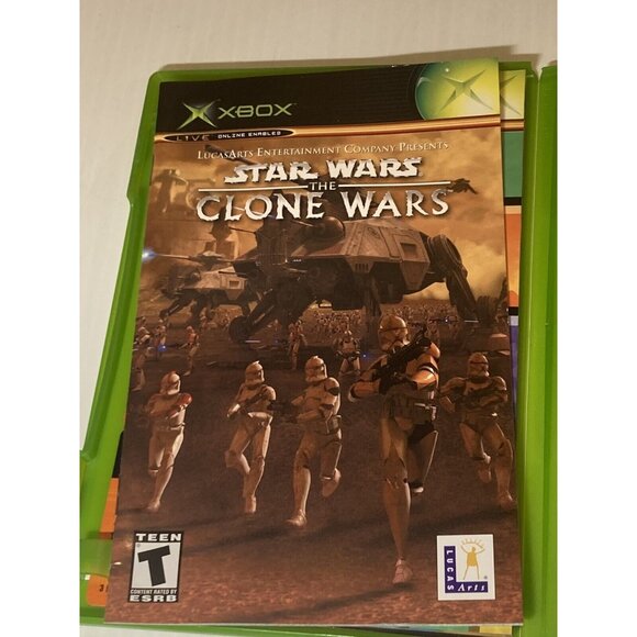 Star Wars The Clone Wars + Tetris Worlds (Original Xbox) CIB COMPLETE & TESTED - Picture 4 of 8